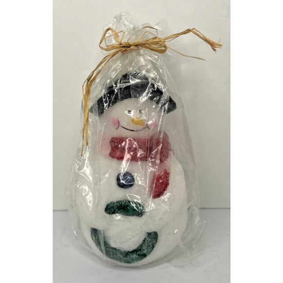 H & H Other - Vintage K's Collection Winter Snowman Candle New in Packaging 5" SKU H532